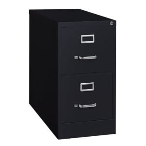 OfficeSource Steel Vertical File Collection 2 Drawer Vertical File Cabinet, 25" Deep, Legal