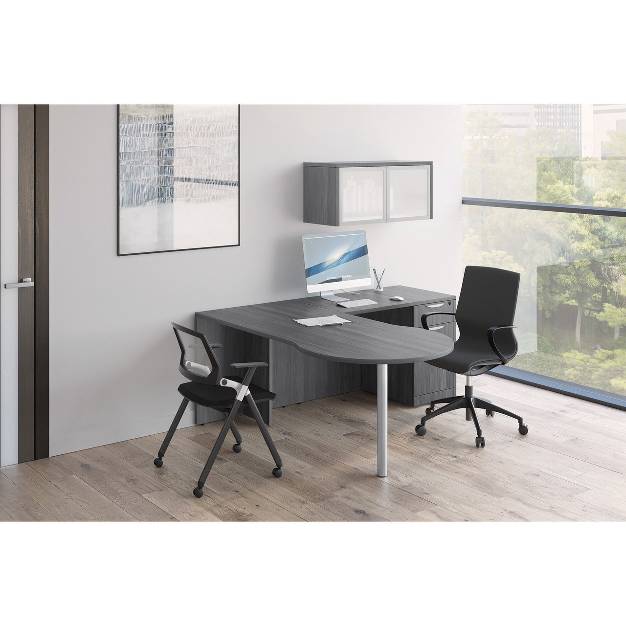 OfficeSource | Triumph Collection | Armless Flex Back Nesting Chair - Image 6