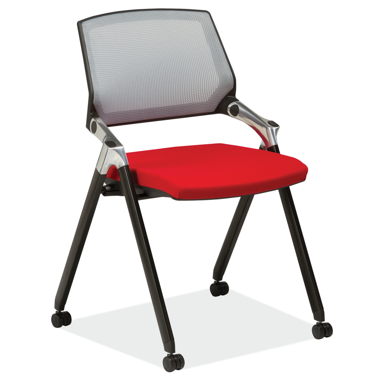 OfficeSource | Triumph Collection | Armless Flex Back Nesting Chair