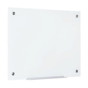 OfficeSource ViZual Collection Magnetic Glass Dry-Erase Board - 48" x 96"