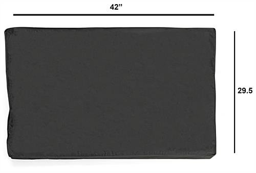 Outdoor TV Cover for 40" - 42" Screens with Water-Resistant Coating - Black - Image 6