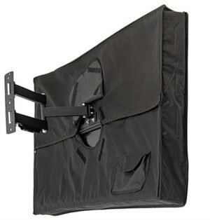 Outdoor TV Cover for 46" - 48" Screens with Water-Resistant Coating - Black