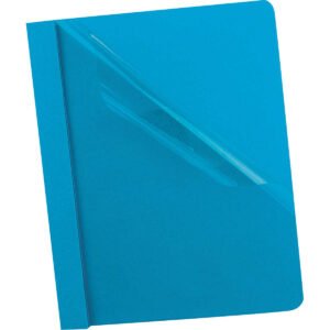 Oxford Clear Front Report Cover, Light Blue, 25 ct