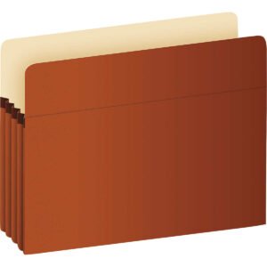 Pendaflex Expanding File, 5-1/4" Expansion, Legal, Brown, 12 ct