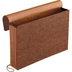 Pendaflex Expanding Wallet, 5-1/4" Expansion, Legal, Brown, 6 ct
