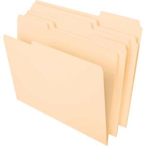 Pendaflex File Folder, 1/3-Cut Tab, Letter, Manila, 150 ct