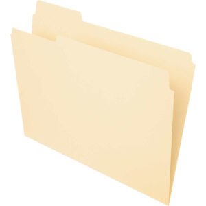 Pendaflex File Folder, 1/3-Cut Tab, Letter, Manila, 200 ct