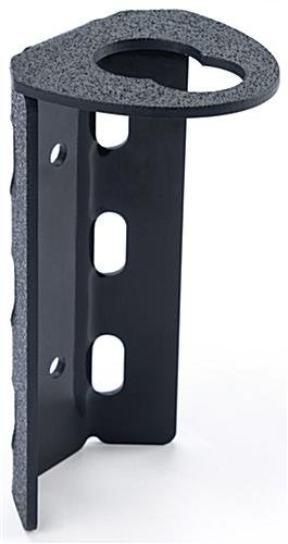 Plastic Hand Sanitizer Dispenser Holder, Removable, Wall or Surface Mount - Black