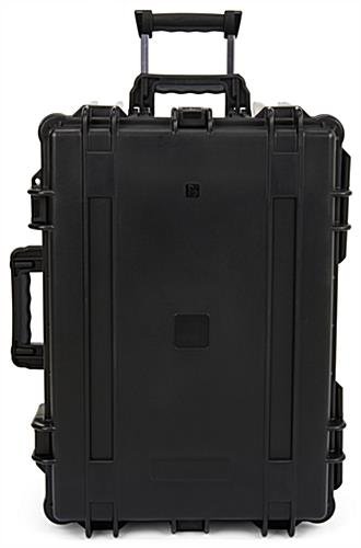 Portable Charging Enclosure w/ 16 Ports, Built-in Wheels, Handle, Double Locks- Black - Image 2