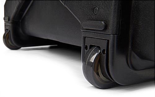 Portable Charging Enclosure w/ 16 Ports, Built-in Wheels, Handle, Double Locks- Black - Image 6
