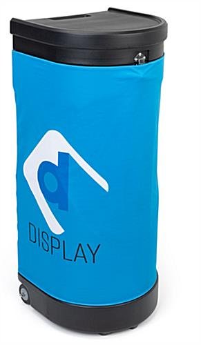 Portable Equipment Case, Converts to 15 x 39 Podium - Custom Graphics