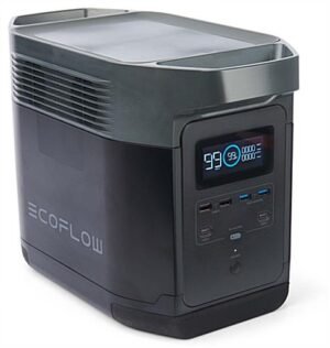 Portable Rechargeable Power Supply, Fast Charging, Lithium-ion Battery - Gray/Black