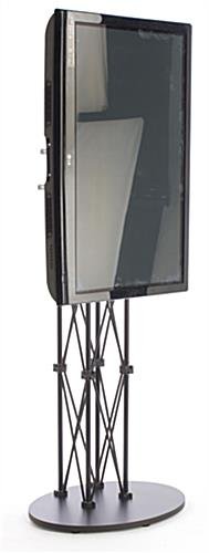 Portable TV Stand Fits Monitors up to 60", Easy Disassembly, with Case – Black - Image 2
