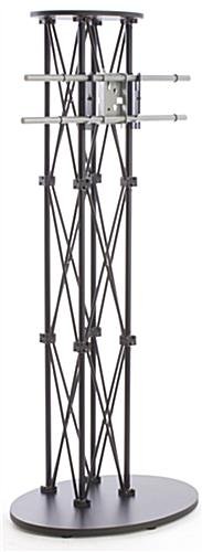 Portable TV Stand Fits Monitors up to 60", Easy Disassembly, with Case – Black - Image 5