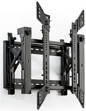 Portrait TV Wall Mounts for 45” to 70” Monitors, Pop-Out - Black