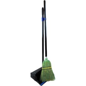 Premier Lobby Broom with Dust Pan