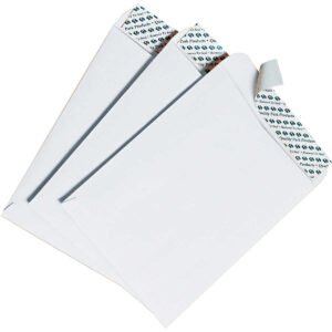 Quality Park #55 Catalog Envelope, 6"W x 9"L, 28 lb, White, 100 ct