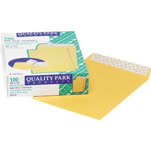 Quality Park #97 Catalog Envelope, 10"W x 13"L, 28 lb, Light Brown, 100 ct