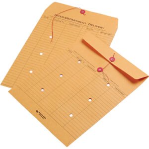 Quality Park #97 Interoffice Envelope, 10"W x 13"L, 28 lb, Kraft, 100 ct