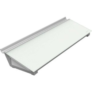 Quartet Glass Dry Erase Desktop Computer Pad, 18" x 6", White