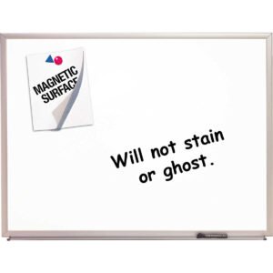 Quartet Magnetic Dry-Erase Whiteboard, Aluminum Frame, 36"W x 48"L