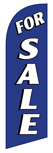 Replacement “FOR SALE” Graphic for RESALEBL 8' Feather Flags -Blue