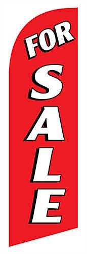 Replacement “FOR SALE” Graphic for RESALERD 8' Feather Flags - Red