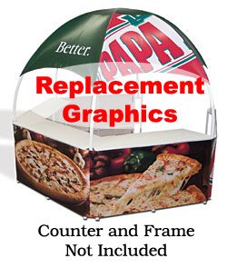 Replacement Graphics For GZ123 Portable Event Booth - Custom Printed