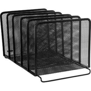 Rolodex Mesh Stacking Sorter, Black