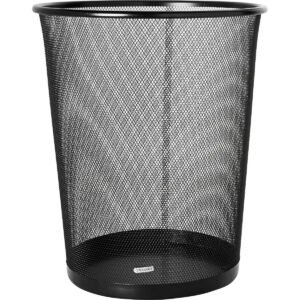 Rolodex Mesh Wastebasket, Black