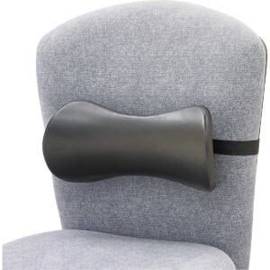 Safco Lumbar Support Memory Foam Backrest, Black (SAF7154BL)