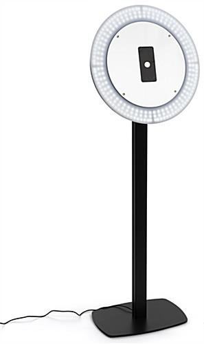 Samsung S10 Selfie Station, LED Light Ring, Adjustable Height, Floor Standing - Black - Image 2