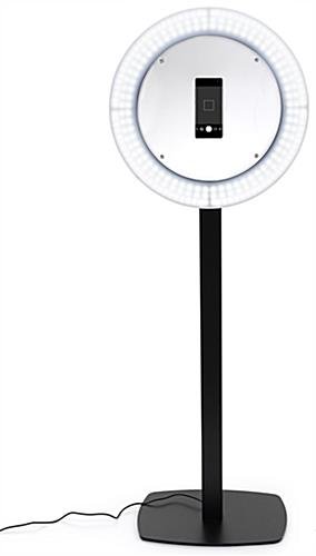 Samsung S10 Selfie Station, LED Light Ring, Adjustable Height, Floor Standing - Black - Image 3