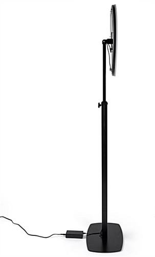 Samsung S10 Selfie Station, LED Light Ring, Adjustable Height, Floor Standing - Black - Image 8