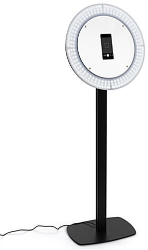 Samsung S10 Selfie Station, LED Light Ring, Adjustable Height, Floor Standing - Black