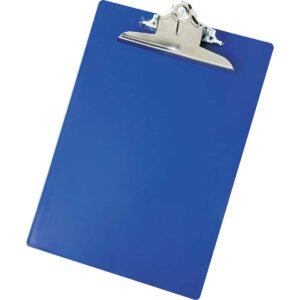Saunders Recycled Plastic Clipboard, Blue, 9"W x 13-1/4"L