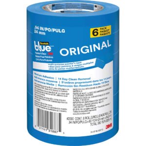 Scotch blue Painter's Tape, Original, 0.94" x 180', 6 ct