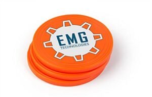 Set of 3, Custom Replacement Prize Drop Game Puck - Orange