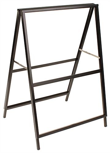 Sidewalk Sign for Poster Boards, Double-Sided, (2) 30” x 40” Custom Posters - Black - Image 3