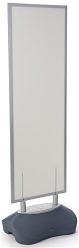 Sidewalk Sign with 20 x 59 Sign Board for Adhesive Letters, Fillable Base - Gray - Image 2