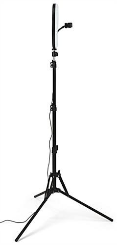 Smartphone Studio Kit w/ Adjustable 18-63.5in Tripod, LED Ring Light & Remote - Image 3