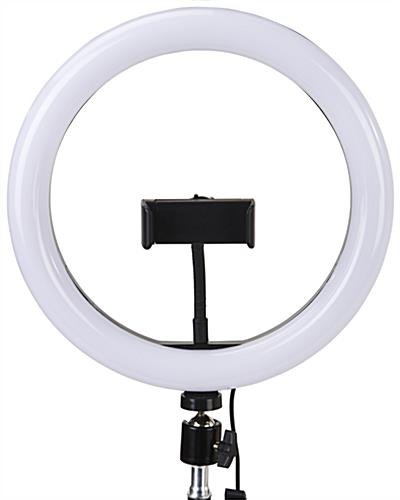 Smartphone Studio Kit w/ Adjustable 18-63.5in Tripod, LED Ring Light & Remote - Image 6