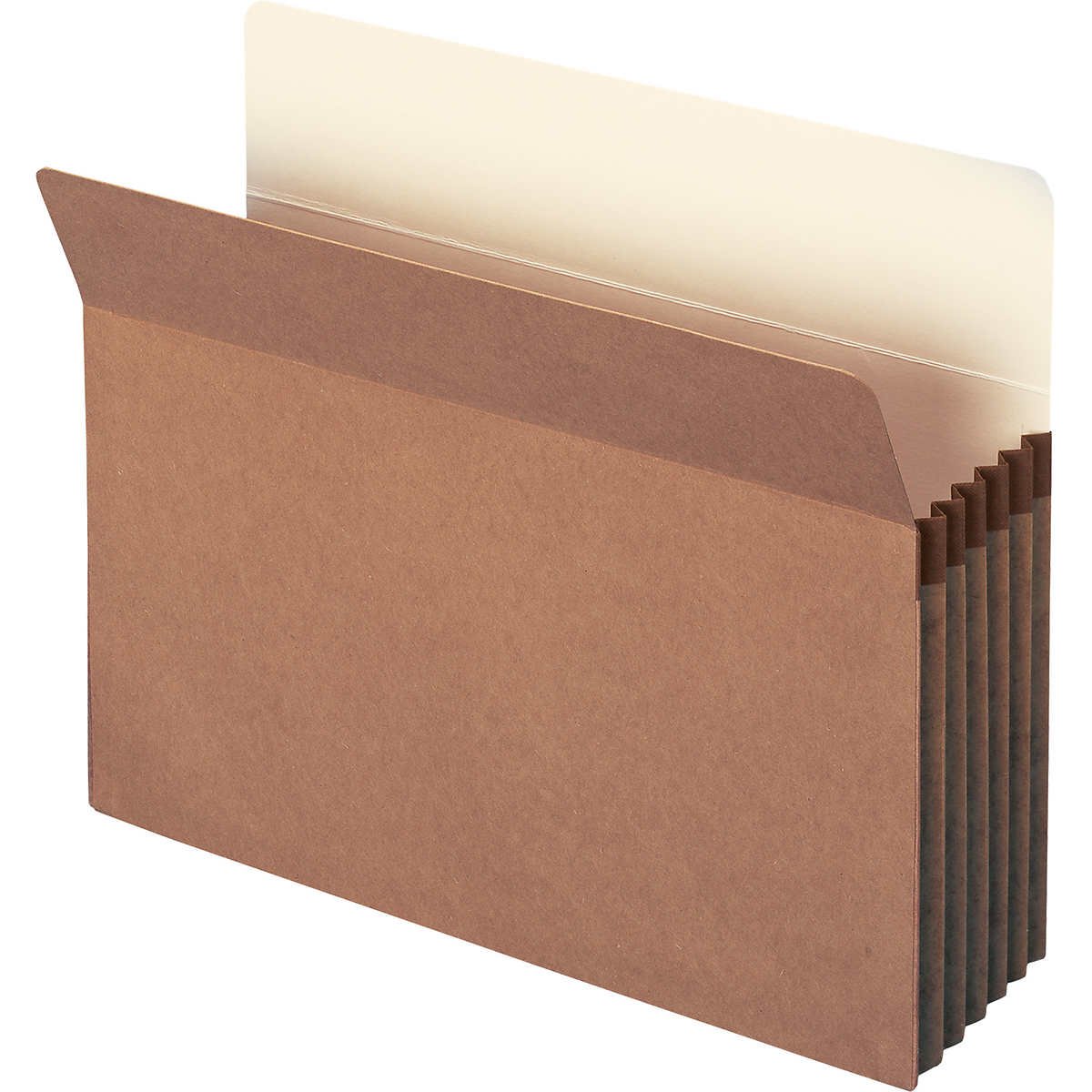 Smead File Pocket, Straight Cut Tab, 5-1/4" Expansion, Letter, Redrope, 10 ct - Image 2