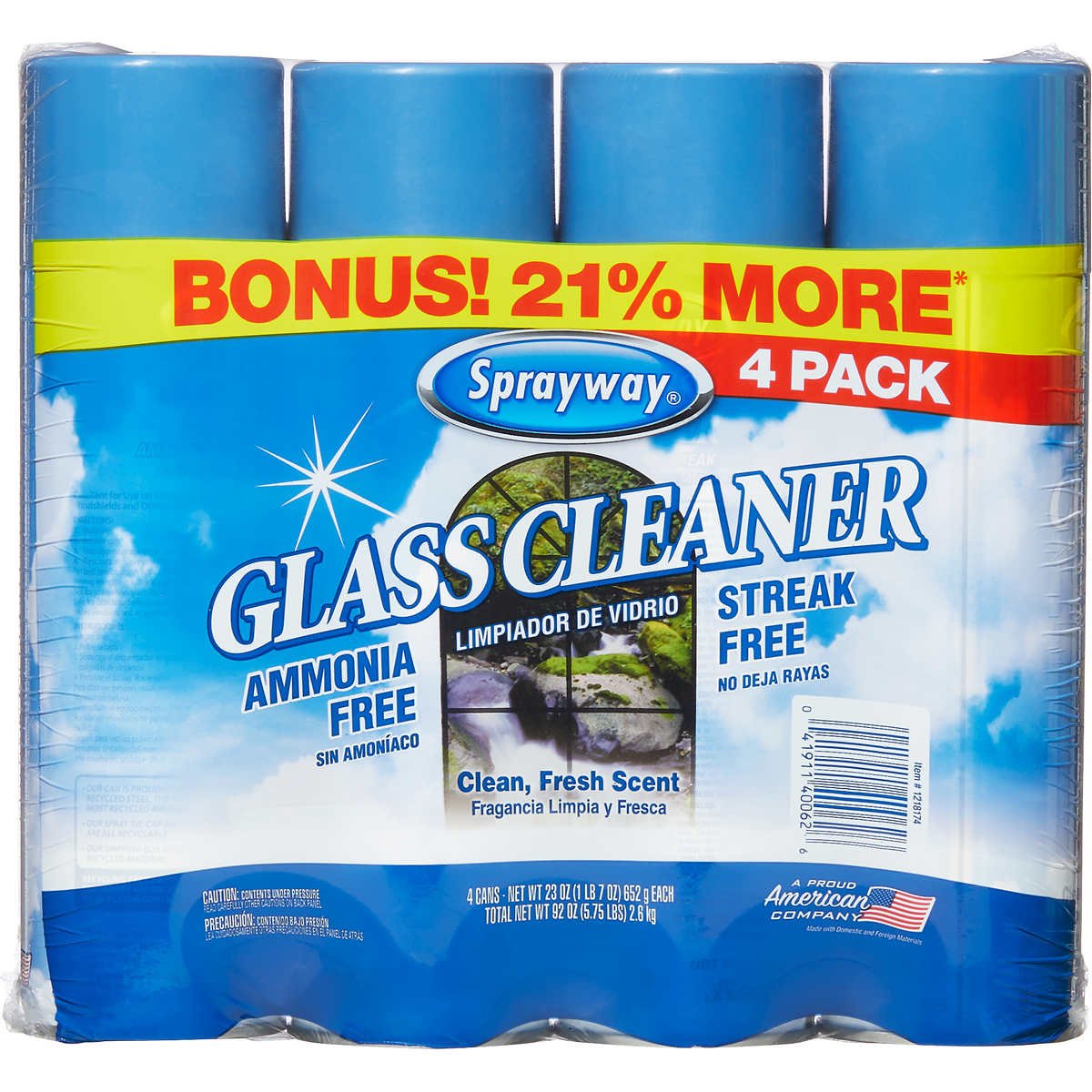 Sprayway Glass Cleaner, 23 fl oz, 4 ct - Image 2