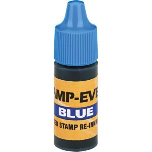Stamp-Ever Re-Inking Fluid, 7.0 mL, Blue