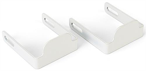 Steel Cable Management Cleat with Hardware Included - White