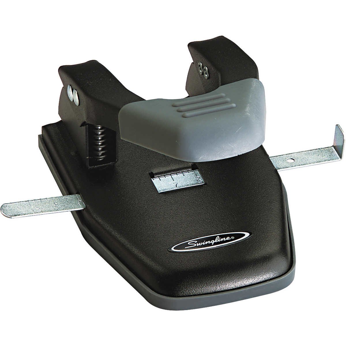 Swingline Comfort Handle 2-Hole Punch, 28 Sheet Capacity, Black - Image 2