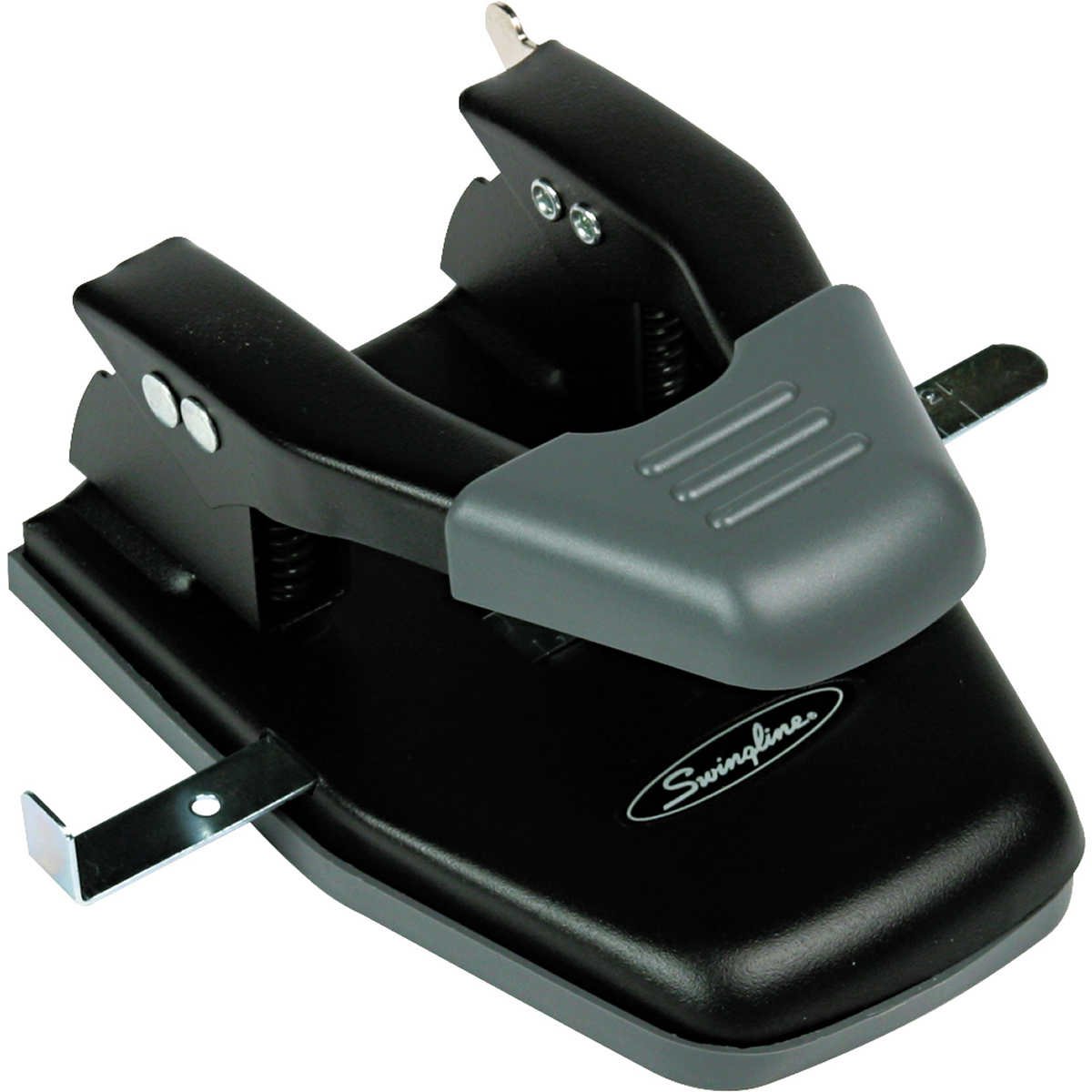 Swingline Comfort Handle 2-Hole Punch, 28 Sheet Capacity, Black
