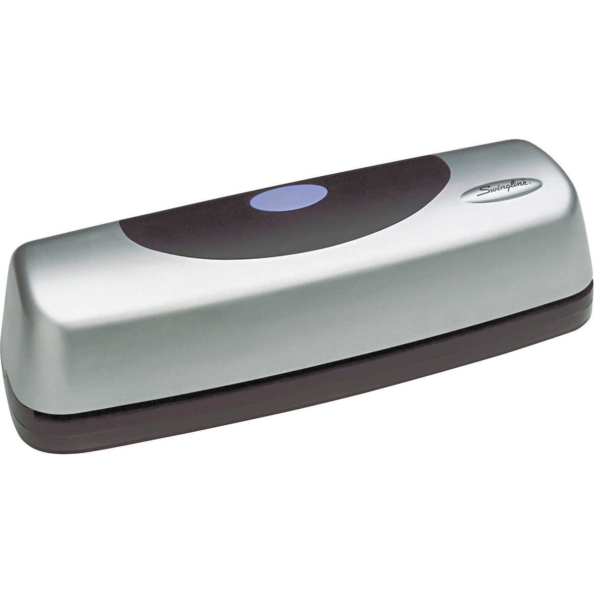 Swingline Electric Portable Desktop 3-Hole Punch, 15 Sheet Capacity, Silver/Black
