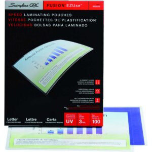 Swingline GBC Fusion Premium Laminating Pouch, 11-1/2"L x 9"W, 3mm Thickness, 100 ct